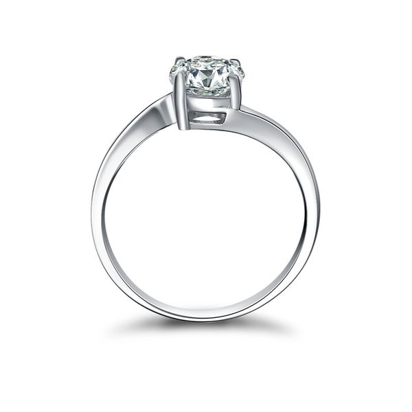 

ainoushi fashion solita wedding 2017 round cut sona 925 sterling silver engagement rings for women gift y200106, Slivery;golden