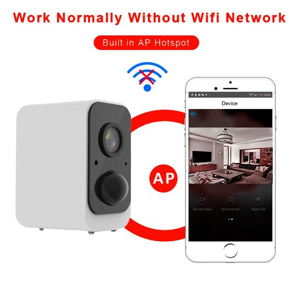 

g2 1080p hd low-power wifi wireless cctv ip66 waterproof battery camera with motion detection and recording video function