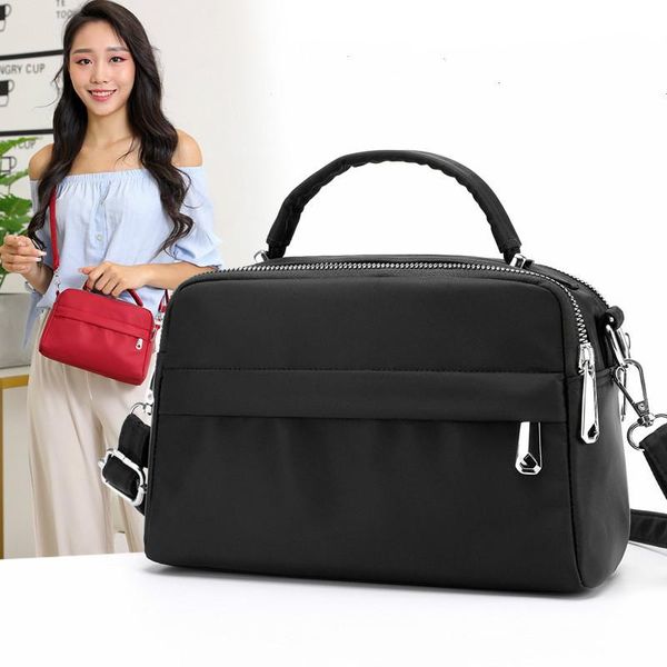

new nylon waterproof shoulder bag fashion shopping small square bag pures and bags