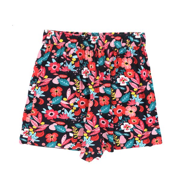 

shorts printed mink with elastic pocket horizontal holiday leopard