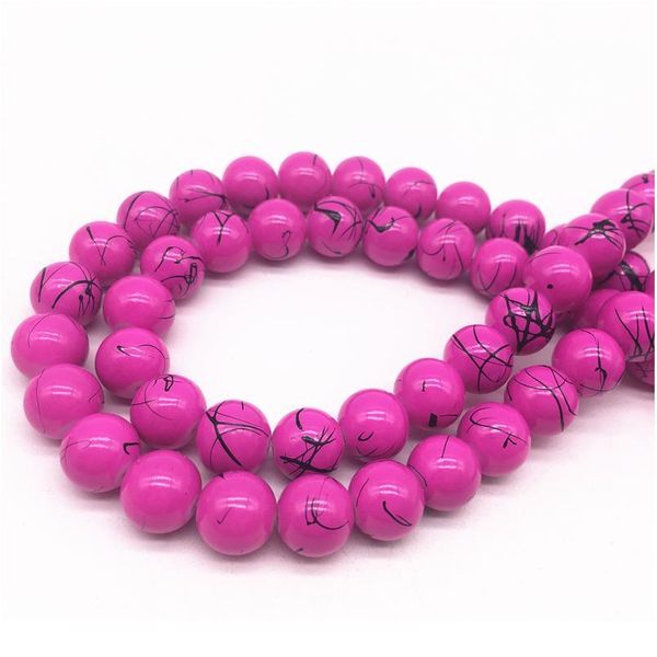 

wholesale 4/6/8/10mm czech glass beads loose spacer beads painted charm for jewellery making diy bracelet&neck qylbpx