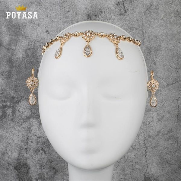 

algerian wedding hair accessories for women three colors 201222, Slivery;crystal
