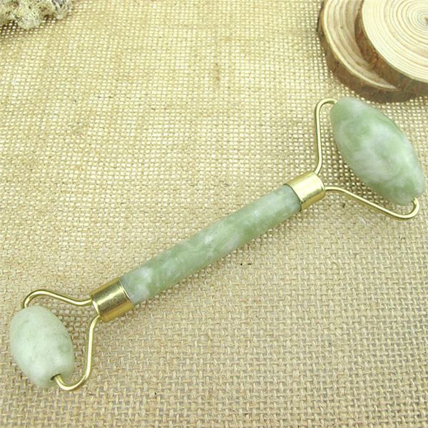 

1pcs natural facial beauty massage tool jade roller face thin massager relaxation tool drop ship face massager jade roller