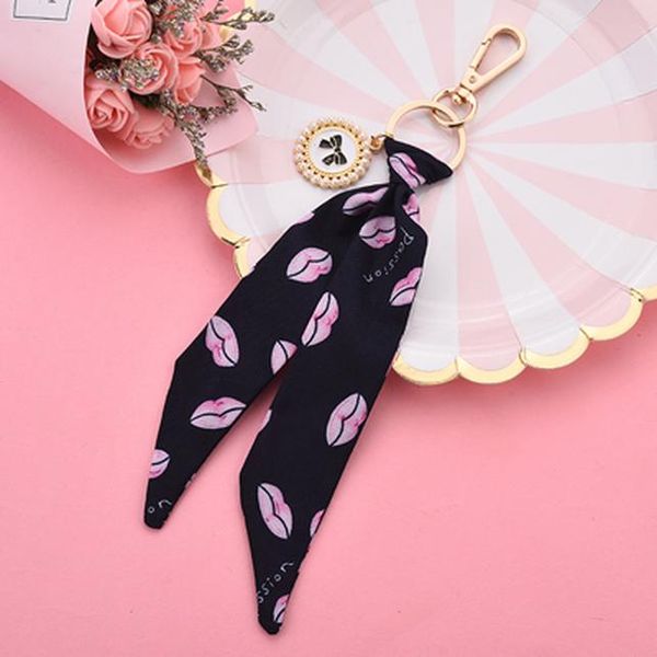 

new scarves key chain exquisite decoration silk tassels keychains for girl women bag charm jewelry acessory eh107b h wmthqo