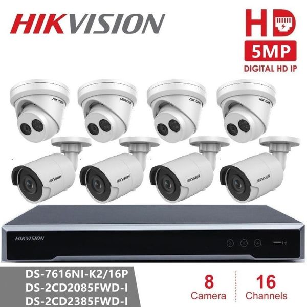 

hikvision video surveillance kit cctv system 8mp ip camera turret network camera 2 behavior analysis security h.265