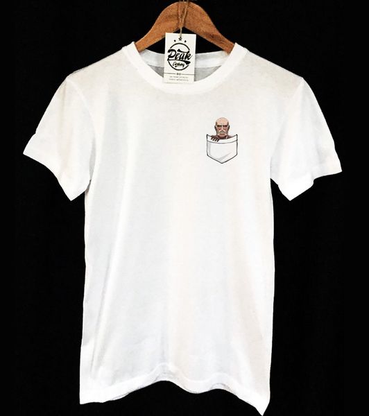 

sport 2019 new mens colossal titan print pocket t-shirt - attack on titan - ingeki no kyojin tee shirts