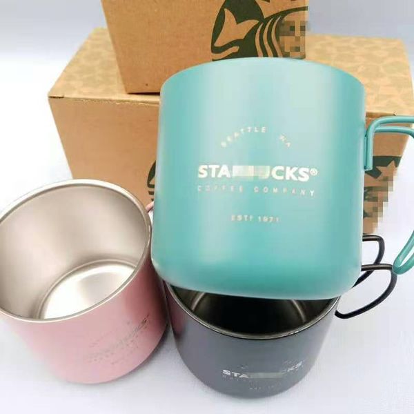 

20 designer selling 12oz classic 1971 starbucks stainless steel deskmug ready-to-hand coffee couple mug selling fashion2021