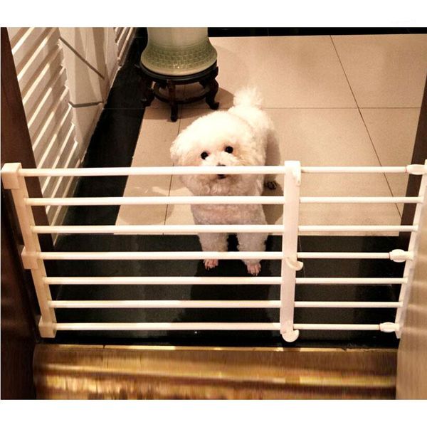 

3 colors safe pet dog fence adjustable puppy gate pet isolating gate indoor playpen for dogs closet shelving storage organizer1