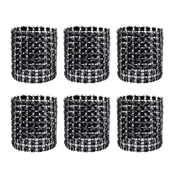 

120 pcs rhinestone napkin rings napkin holders adornment for place settings wedding receptions dinner or holiday parties family1