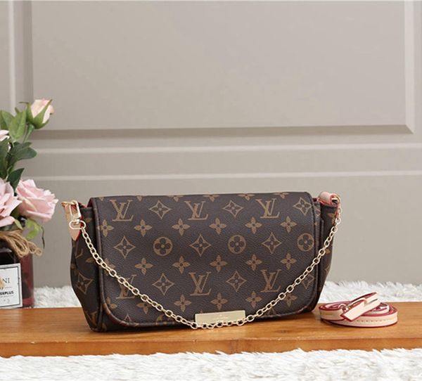 

009 louis favorite multi pochette accessories designr luxury handbag purse pu leather l flower shoulder crossbody bag tote
