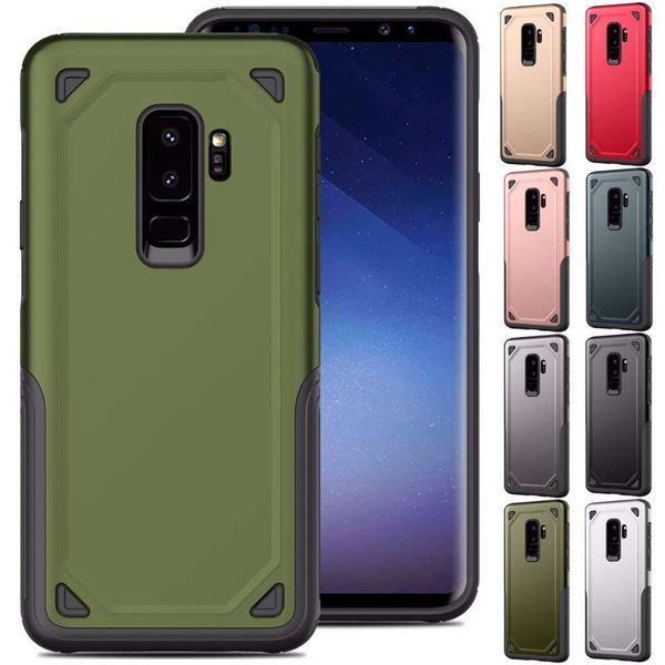 

samsung galaxy's luxury shockproof military sheath and samsung galaxy s10 s8 s9 plus s10e's tpu protective armor sheathvfe1