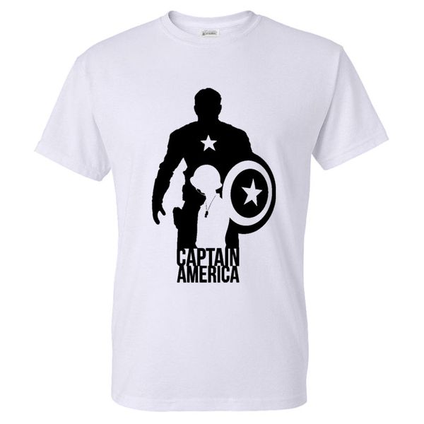 

sport new captain america t-shirt super hero printing men casual fashion short sleeve o-neck t shirt male cotton trendy tee shirt