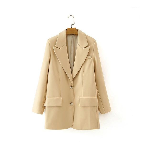 

women's jackets temperament of the spring and autumn period fashion clothing wholesale two button suit jacket1, Black;brown
