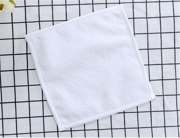 

30*30cm sublimation kerchief thermal transfer plain white printed kerchief towel portable washable washrag hand towel f102303