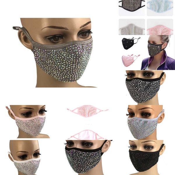 

sequin washable factory protective dustproof popular bling windproof reuse face elastic earloop mouth mask bwb1901 5 pek32