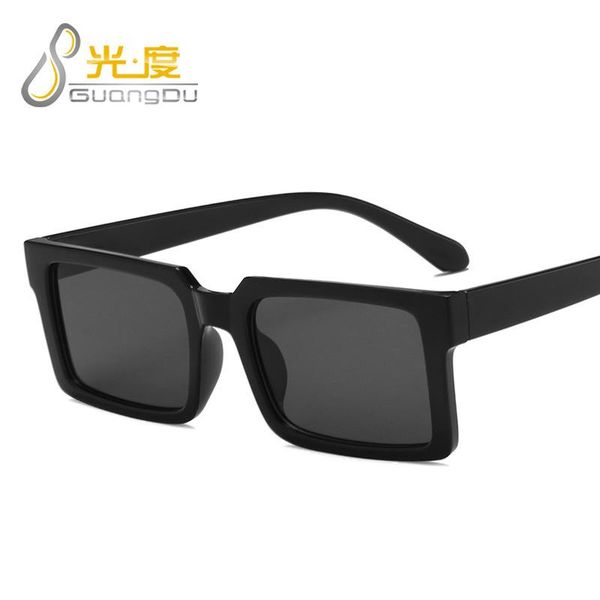 

sunglasses rectangle womne men 2021 trending products yellow blue green pink black leopard feminino, White;black