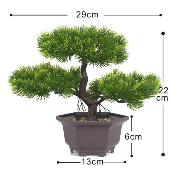 

welcoming pine bonsai simulation decorative flowers and wreaths artificial flowers fake green pot plants home decor