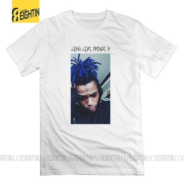 

xxxtentacion long live prince x round neck mens short sleeve plus size s hip hop leisure sport hooded sweatshirt hoodie men t shirt