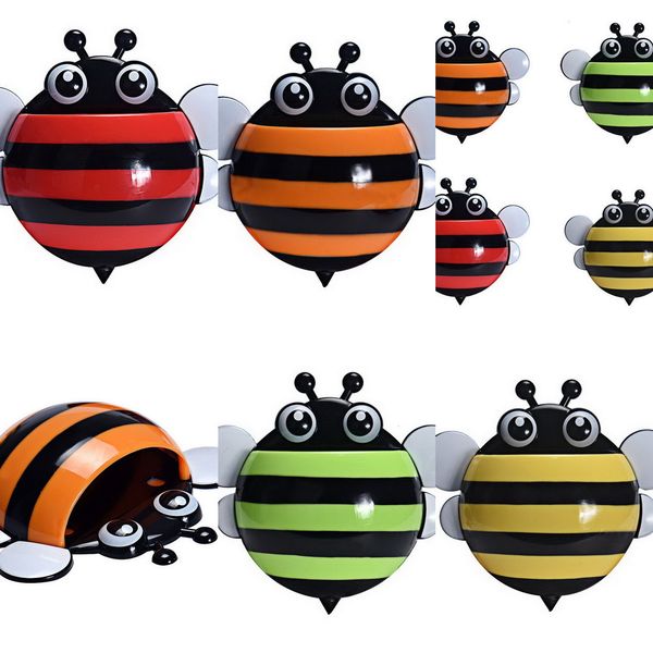 

bee toiletries toothbrush rack wall holder mount suction stand cup attachment bathroom accessories 4 colors 3 n7kgq