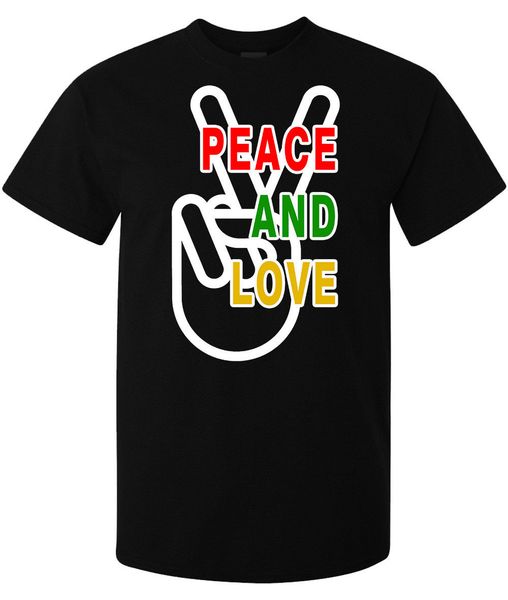 

peace and love hand sign rastaman rasta art men's black cool casual pride men fashion sport hooded sweatshirt hoodie t shirt