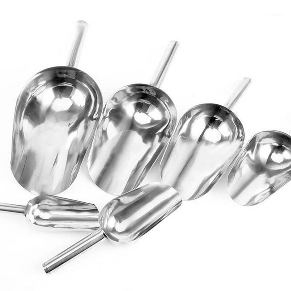 

stainless steel multi-purpose shovel grain and shovel ice cream dessert buffet candy spoon safe and light1