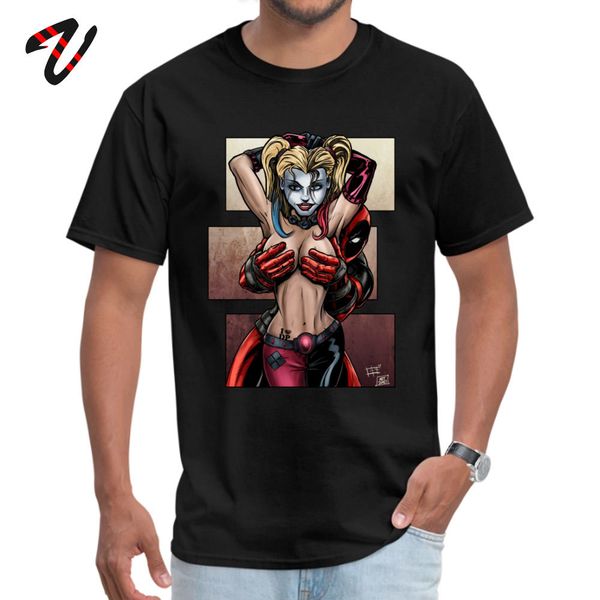 

dp is no joke t shirts t-shirt men deadpool quinn love tshirt luxury fabric custom tees sport hooded sweatshirt hoodie