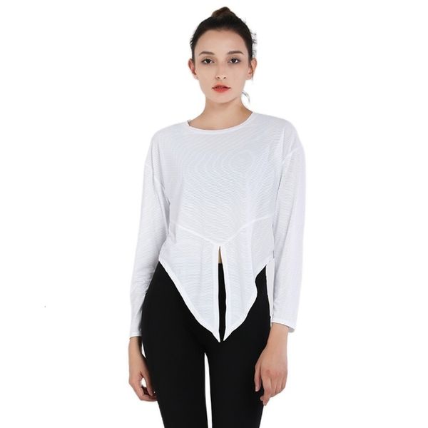 

temperament same fashion fashion sportswear the elastic running dance long sleeve jacquard yoga dress for women, Gray