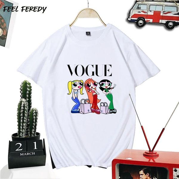 

vogue buttercup aesthetic print t-shirt black fashion hip hop style women luxury in plus size 4xl cotton t-shirt1, White;black
