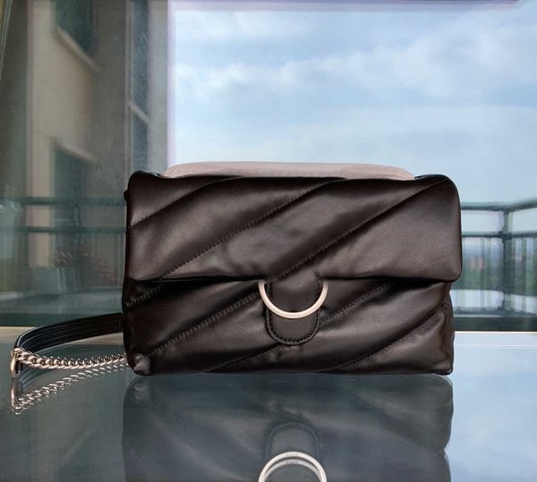 

fashion bag 2021 women's leather handbags and handbags pink new fashion classic leather chain lock versatile shoulder bag