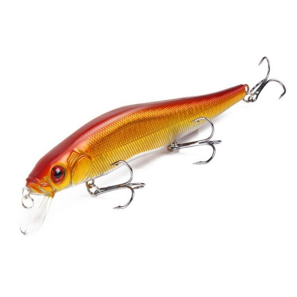 

1pcs 14cm/23g minnow fishing lures hard bait crankbaits wobblers quality treble hook bass pike artificial bai qylyyw