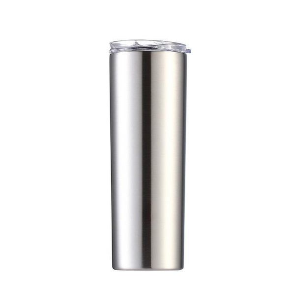 

20 oz sublimation blank skinny tumbler diy tapered stainless steel cup double wall car cups bbyqjd xmhyard