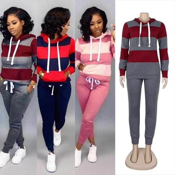 

two piece set tracksuit for women outfit long sleeve hoody pant 2 piece set for female winter womens suit two pieces sets, Gray