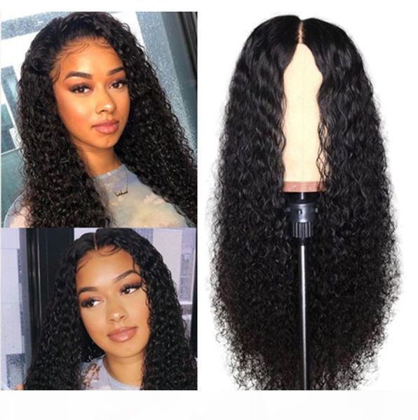 

kinky curly lace front human hair wigs curly human hair wigs lace frontal wig 150% density remy brazlian hair, Black;brown