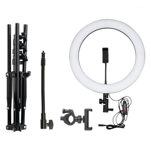 

14 inch led ring light 3200-5600k fill light mobile phone holder retractable dimming with remote control1
