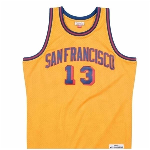 

custom 604 youth women vintag sanfrancisco 1962-63 wilt chamberlain college basketball jersey size s-4xl or custom any name or number jersey, Black