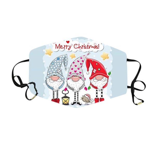 

25 1pc merry christmas party mask windbreak seamless mouth mask snowman santa claus elk printing outdoor riding mask mascara wmturc