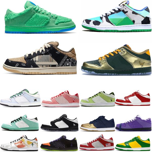 

2021 dunky low running shoes green orange yellow bear sport blue fury valentine's day university red kentucky mens womens trainers snea