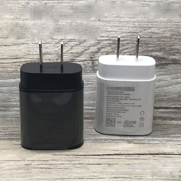 

type c charger note 10 fast charging eu plug ul plug quick charger pd 25w wall charger for samsung note 10 ep-ta800
