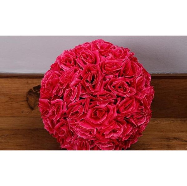 

12 inch artificial flowers rose ball wedding silk pomander kissing ball flower ball decorate flower for weddi jllhbg insyard