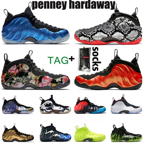 

2021 selling with socks pro penny hardaway pro volt shoes mens basketball shoes foam one luxuryÂ sneakers sports trainers size us 13
