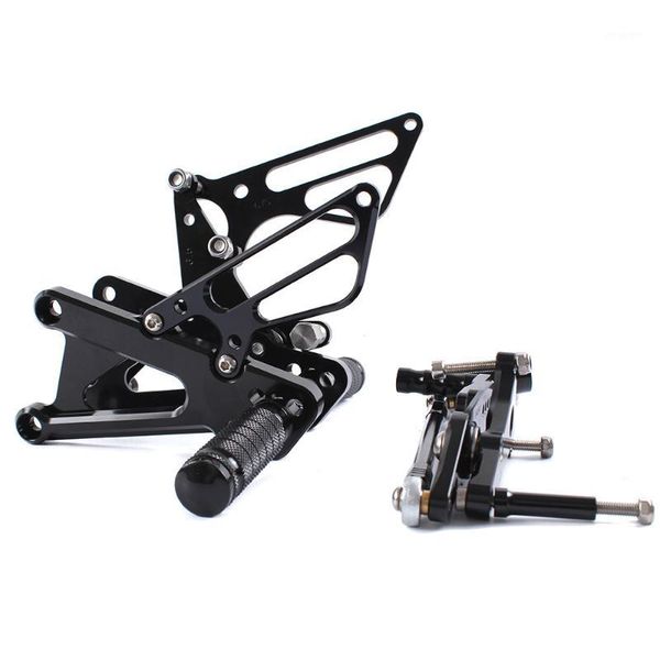

pedals for daytona 675r 2006-2012 cnc motorcycle adjustable foot pegs rest footpegs rearset footrest rear1