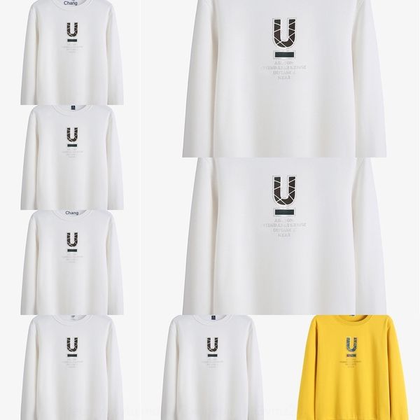 

2020 новой осень отражающих пришиваний пуловер с длинным рукавом футболка пуловер sweatert футболка sweaterloose свитер случайных простых му, Black