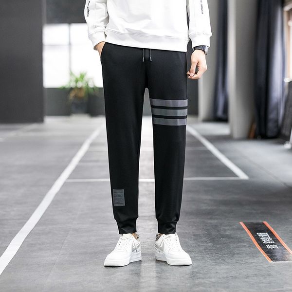 

n1ieg pnzvj осень новый харун харлан случайные спортивные вэй небольшой ноги случайные брюки спортивные брюки новые, Blue