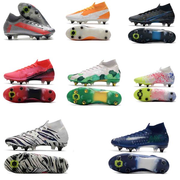 

mens fg pro soccer cleats hi kids korea mbappe rosa shoes women superfly 7 elite sg-pro ac cr7 mercurial football boots