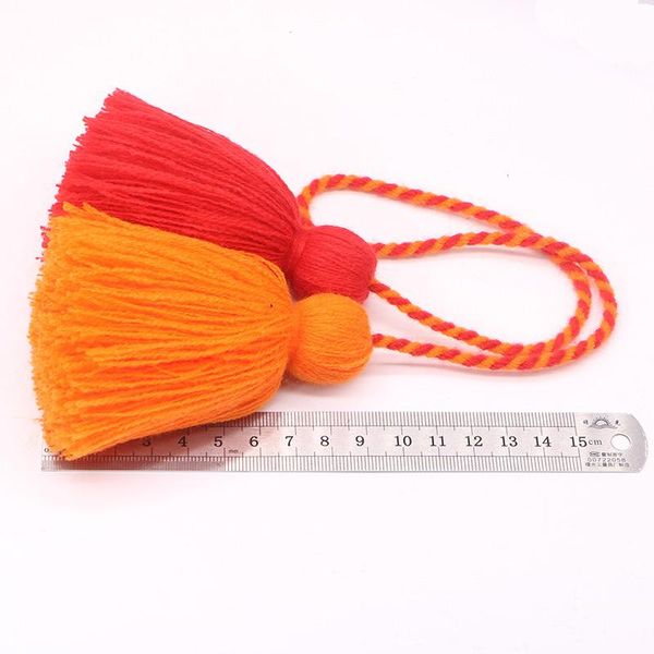 

long rope double head tassel 58cm mixed color thickening tassel curtain pendant diy dress garment home textile accessorie 1pcs h bbyheo