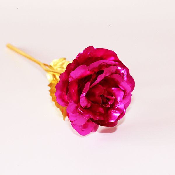 

gold foil flower artificial golden rose handmade dipped long stem wedding gift valentine romantic flowers for lovers 4 ncmbe