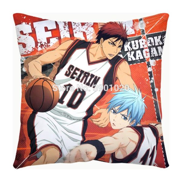 

pillow cartoon anime kuroko's basketball kuroko tetsuya kagami taiga square