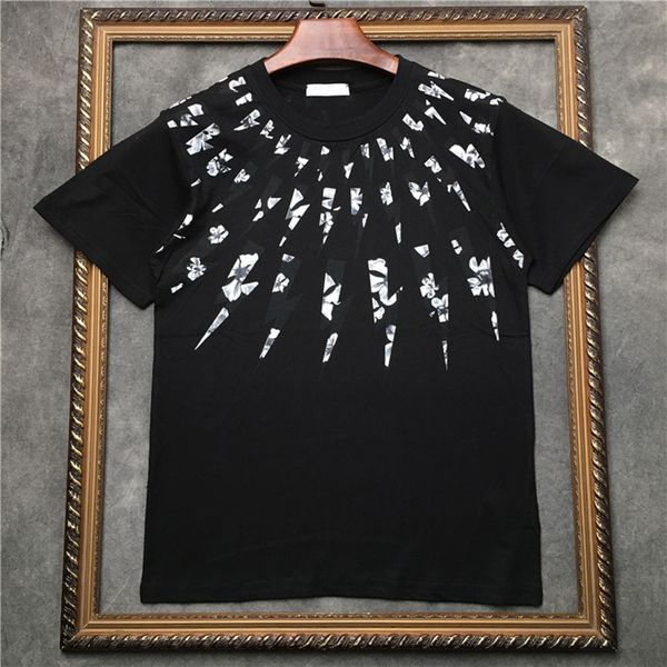 

summer mens t shirt soft cotton short sleeves fashion trend print men women tees, White;black