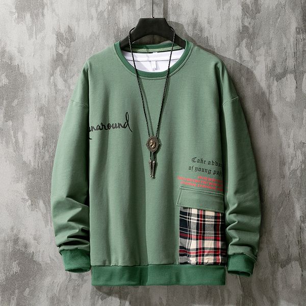 

2021 new fashion brand black hoodies spring autumn hip hop casual men's sweatshirts punk streetwear clothes jqv7