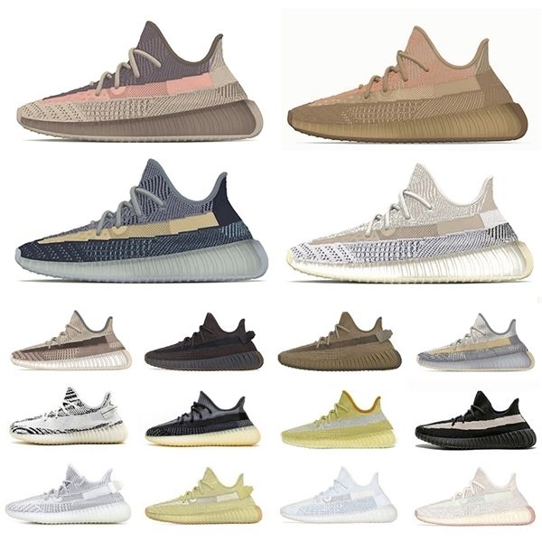 

ash blue pearl stone v2 carbon kanye west mens running shoes fade sand taupe cinder natural reflective men women trainers sports sneakers
